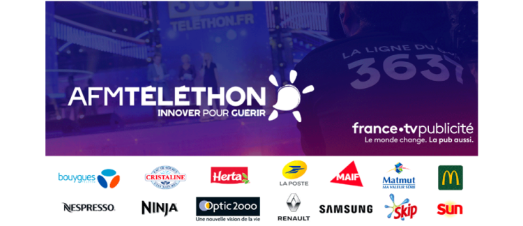 FranceTV Publicité recueille 650 000€ pour le Téléthon grâce à ses écrans dédiés
