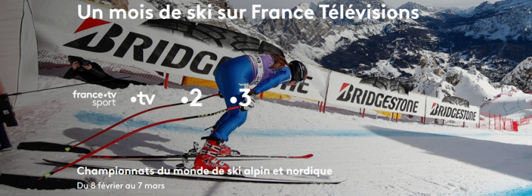Les championnats du monde de ski alpin et ski nordique sur les antennes de France TV du 8 février au 7 mars