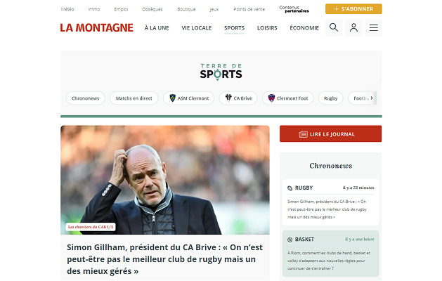 Le groupe Centre France déploie «Terre de Sports», son nouvel environnement éditorial lié au sport