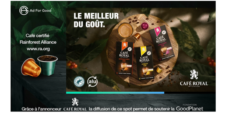 Café Royal inaugure S6lidaire, le format TV de publicité responsable de M6 Publicité