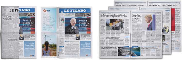 Havas Media et Socialyse célèbrent les 75 ans d’EDF dans Le Figaro