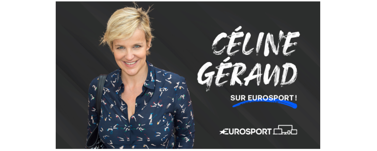 Céline Géraud sur Eurosport