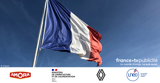 Des écrans contextualisés «Made in France» le 14 juillet avec FranceTV Publicité