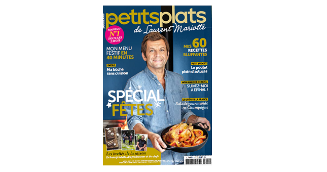 Uni-médias lance le magazine «Les Petits Plats de Laurent Mariotte»