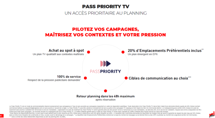 CGV TV NRJ Global 2022 : arrivée du Pass Priority, nouvelles actions RSE