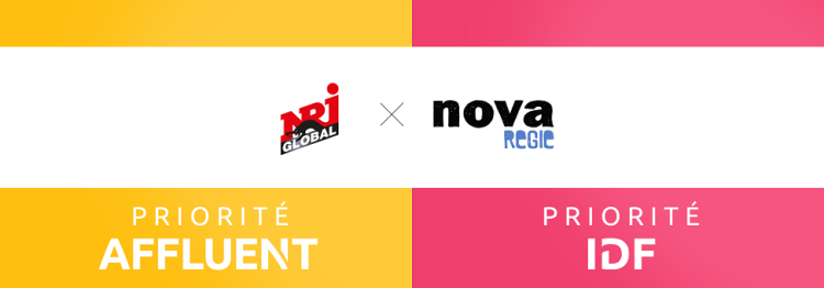 NRJ Global et Nova Régie renforcent leur partenariat avec la nouvelle offre Priorité Affluent