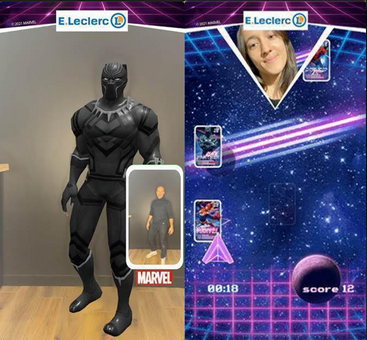E.Leclerc active des lenses super-héros Marvel sur Snapchat avec OMD