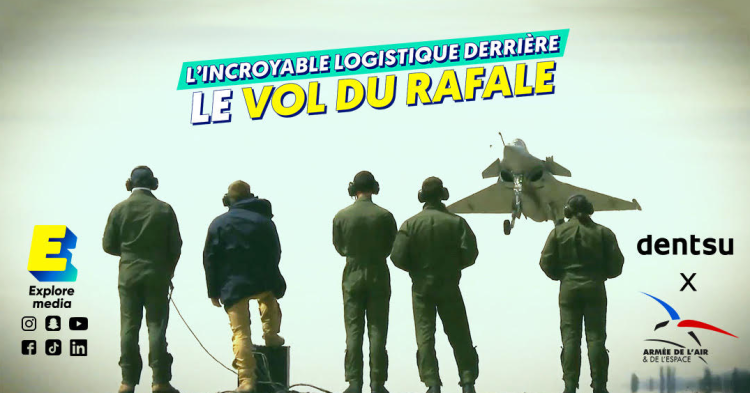 Dentsu France réalise une campagne social media pour l’armée de l’Air et de l’Espace avec Explore Media