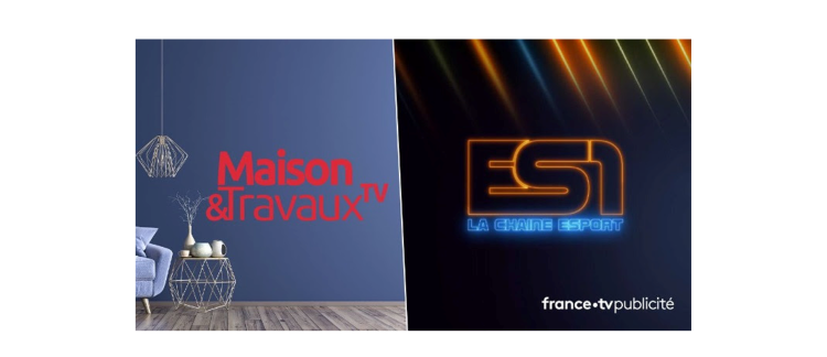 FranceTV Publicité devient, début 2022, la régie publicitaire de Maison & Travaux TV et ES1