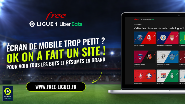 Après les applications mobiles, Free Ligue 1 étend sa couverture et arrive sur un site dédié