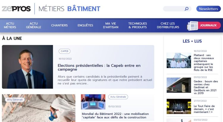 Zepros inaugure la refonte de ses sites Internet avec bati.zepros.fr