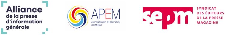 Avec l’Alliance de la Presse d’Information Générale et le SEPM, l’APEM devient l’Association Pour l’Education aux Médias