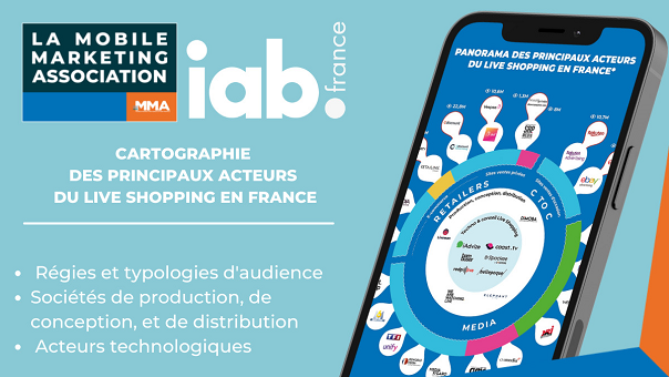 La Mobile Marketing Association et l’IAB publient une cartographie des acteurs français du Live Shopping