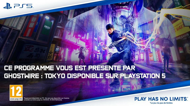 Mediacom et StudioM lancent le jeu Ghostwire : Tokyo sur PS5TM avec du sponsoring sur OCS Choc