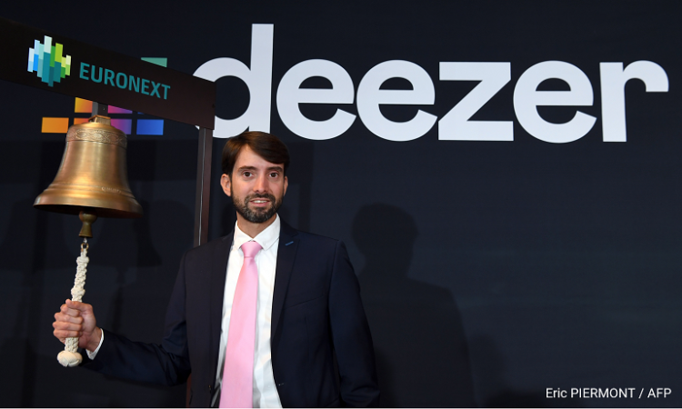 Deezer s’écroule de 29% pour ses premiers pas à la Bourse de Paris