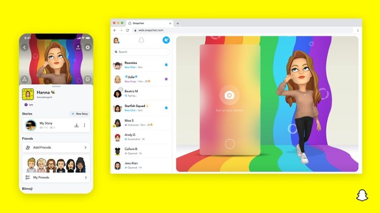Snapchat lance une version web