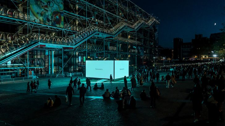 La Maison Tiffany & Co. s’invite devant le Centre Pompidou avec Publicis Media Luxe