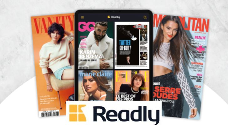 Le kiosque numérique Readly se lance dans l’Hexagone avec plus de 7 500 titres