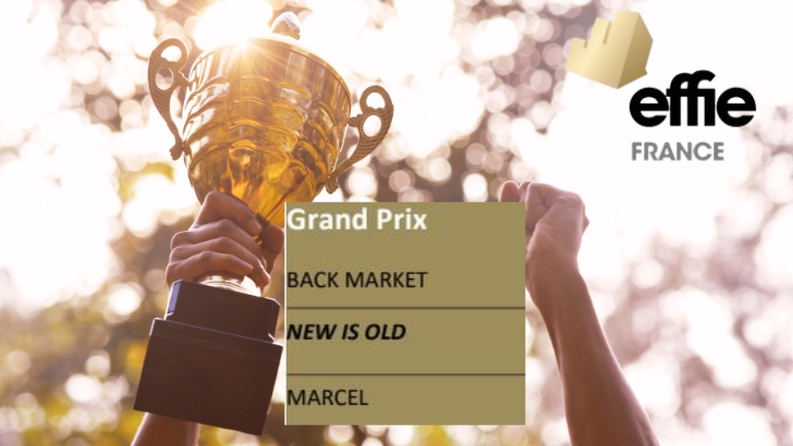 La campagne « New is old » de Marcel et Heroiks pour Back Market obtient le Grand prix Effie France 2022