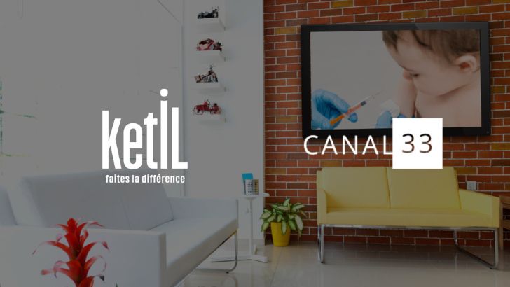 Canal 33 confie la commercialisation de ses espaces publicitaires à Ketil Media