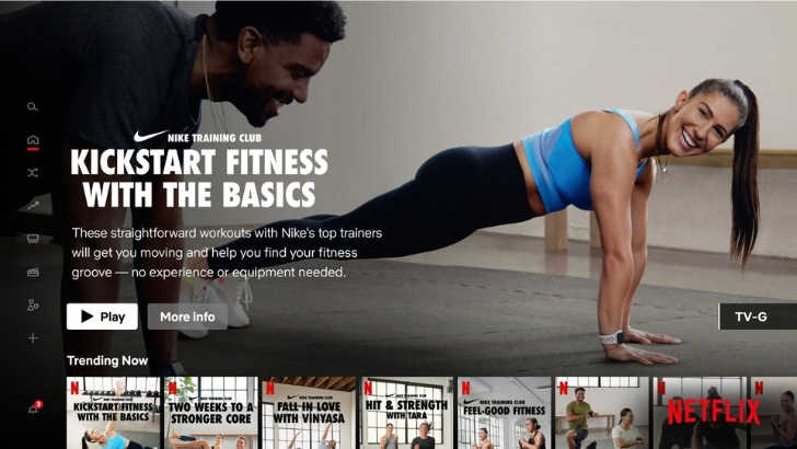Netflix se met au sport avec le Nike Training Club