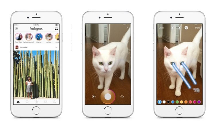 Instagram concurrence Snapchat avec ses « Stories » éphémères