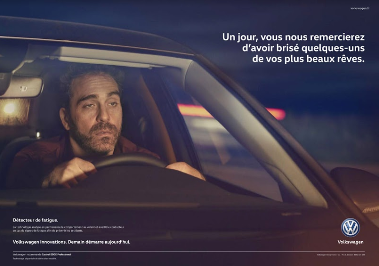 La campagne «Volkswagen Innovations» de DDB° Paris 32ème Grand Prix de la publicité des marques magazines