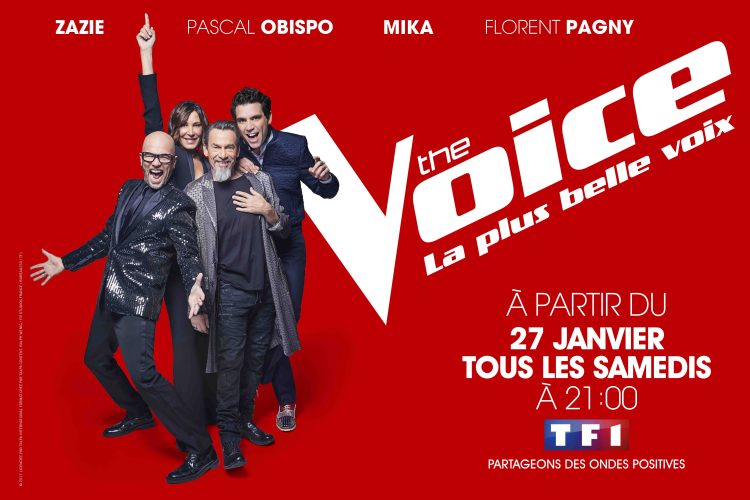 The Voice revient sur TF1 à partir du samedi 27 janvier à 21h