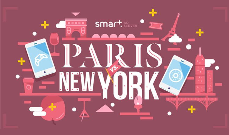 Infographie : Paris – New York, 2 conceptions de l’ad tech par Smart AdServer