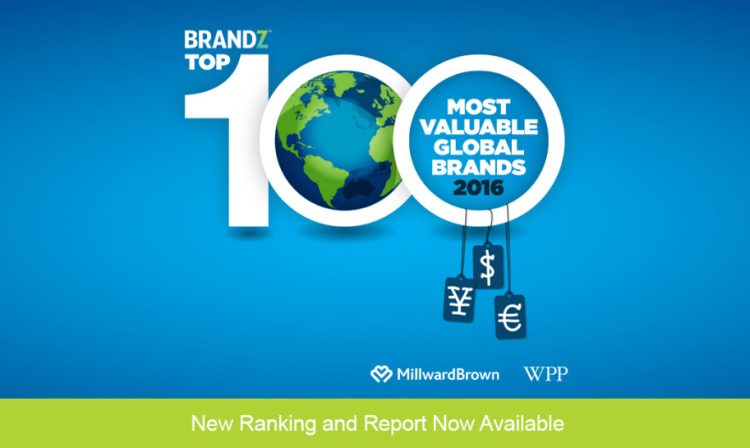 Facebook entre dans le top 5 et Amazon dans le top 7 du classement mondial des marques les plus valorisées de Millward Brown