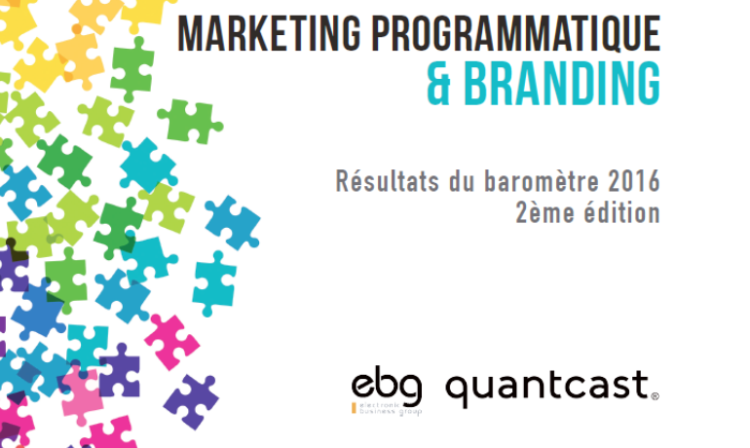69% des professionnels mènent des campagnes programmatiques dans un objectif de Branding d’après le dernier baromètre EBG-Quantcast