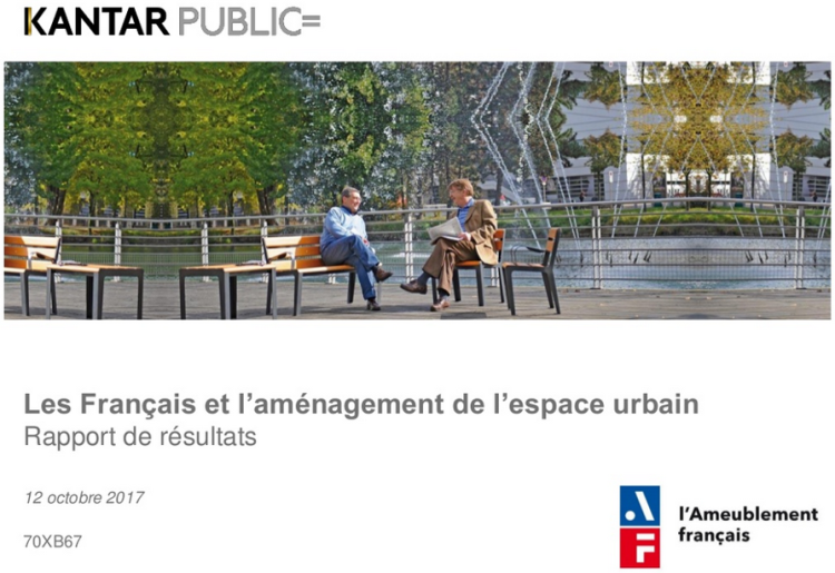 Kantar Public analyse les attentes des Français sur l’équipement des villes en mobilier urbain