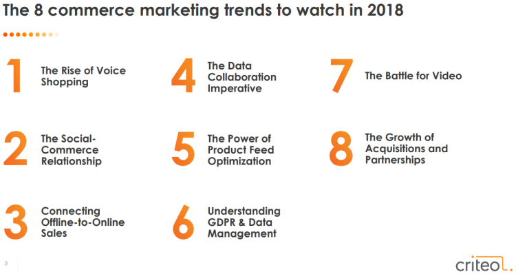 Criteo dévoile ses 8 grandes prédictions du Commerce Marketing pour 2018