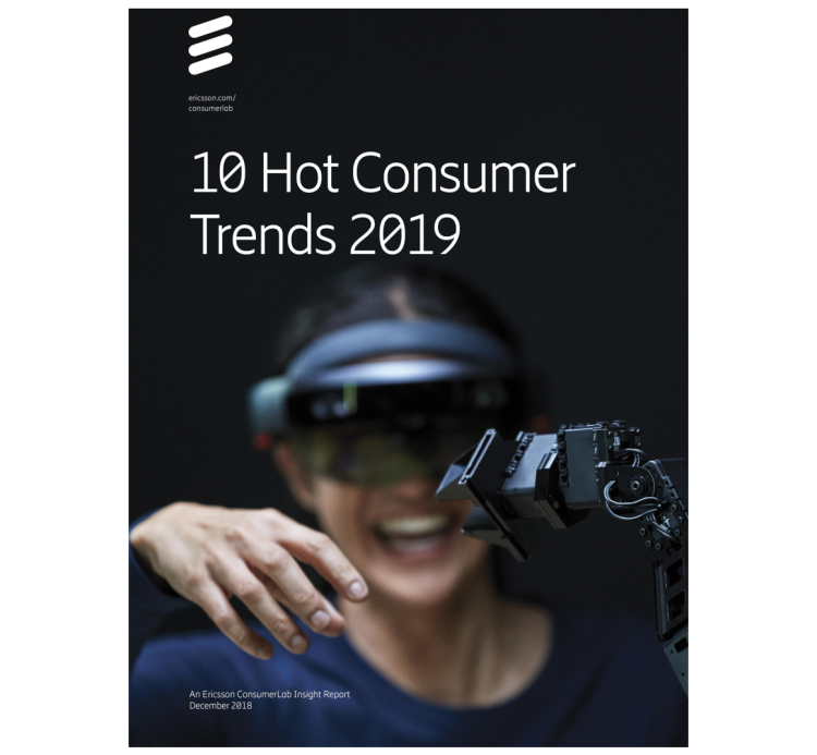 Infographie : les 10 grandes tendances de consommation pour 2019 d’Ericsson : vers des équipements qui anticipent les besoins des usagers