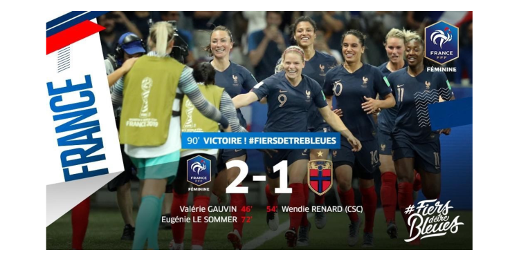 Audience TV du  foot féminin : les Bleues enfoncent le clou sur TF1. TF1 Pub relève les tarifs pub des phases finales de +40%