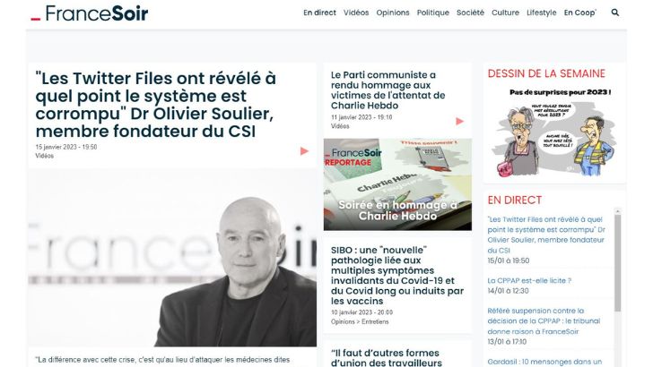 Le site FranceSoir retrouve son statut de service de presse en ligne