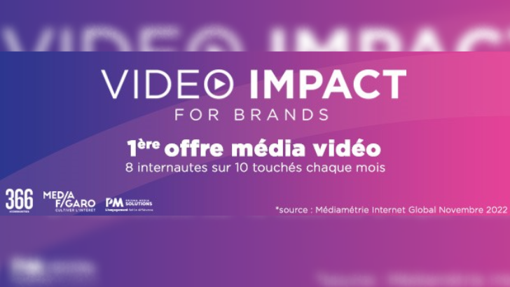 L’offre commune Video Impact de 366, Media Figaro et Prisma Media Solutions, dévoile une nouvelle déclinaison enrichie