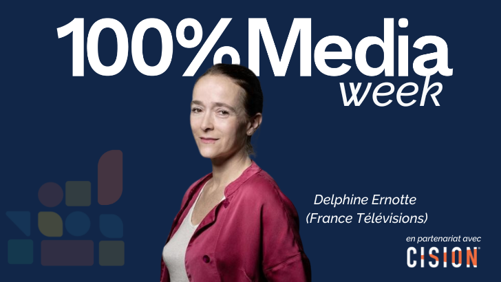 100%Media week : Delphine Ernotte (France TV), l’audience TV par Médiamétrie, Salto, streaming musical