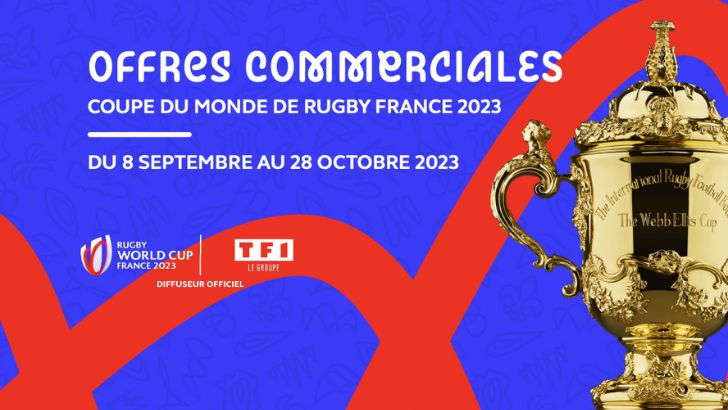 TF1 Pub dévoile ses tarifs pour la Coupe du Monde de Rugby 2023 avec des records attendus