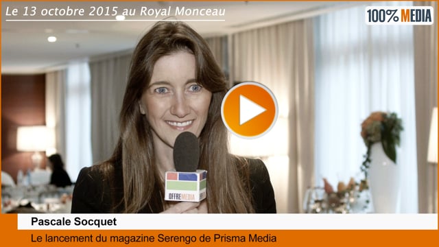 Le lancement du magazine Serengo de Prisma Media par Pascale Socquet en vidéo