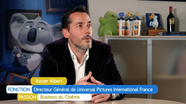 Vidéo : Xavier Albert, Directeur Général de Universal Pictures International France et passionné de… business cinéma