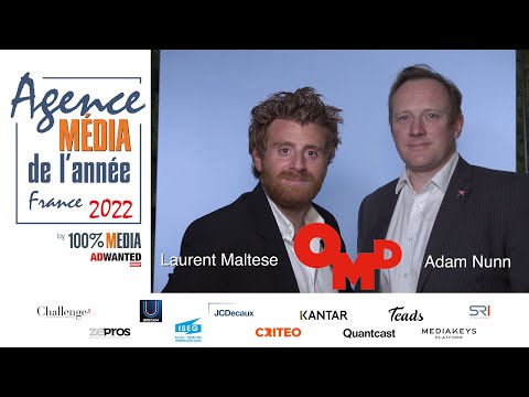 Agence Média de l’année France 2022 J-28 : soutenance de Laurent Maltese et Adam Nunn pour OMD (Omnicom Media Group)