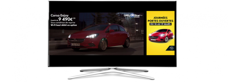 TF1 Publicité lance son offre Dual Screen avec Opel Corsa et Carat France
